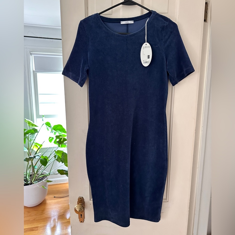 Espirt Blue Velvet Dress size S